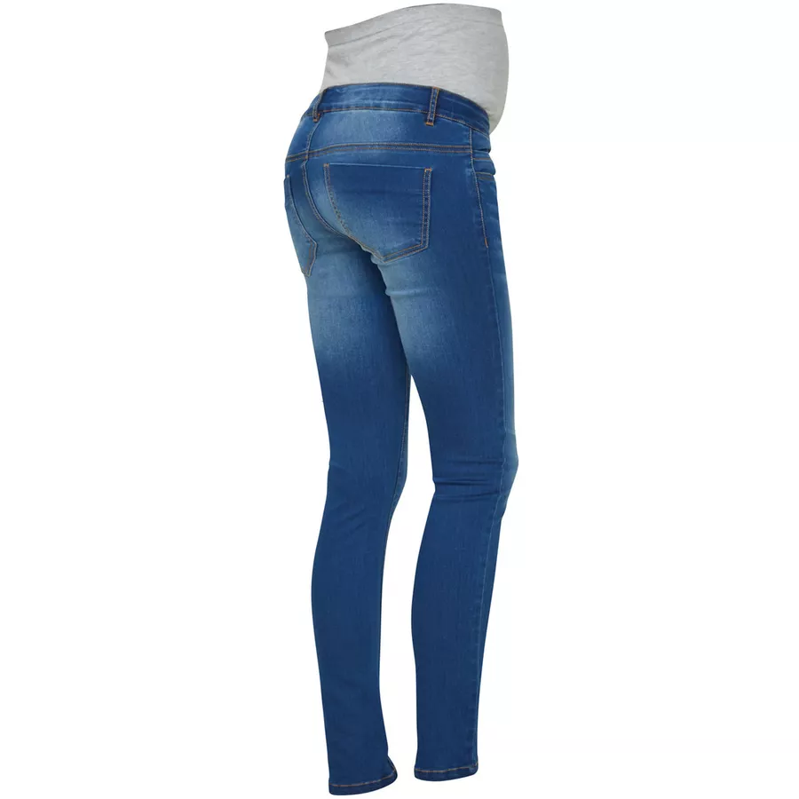 mama licious Umstandsjeans MLFIFTY Medium Blue Denim