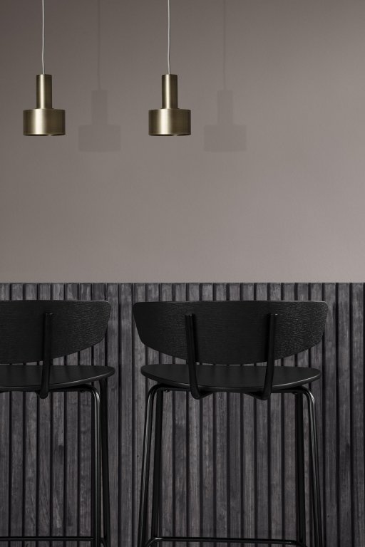 Ferm Living Herman barkruk 64cm zwart
