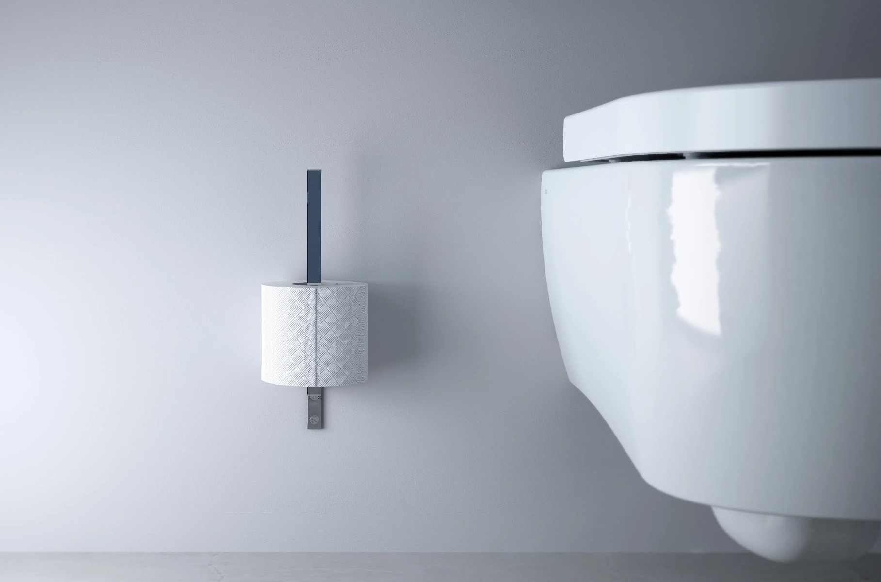 Clou Quadria reserverolhouder chroom