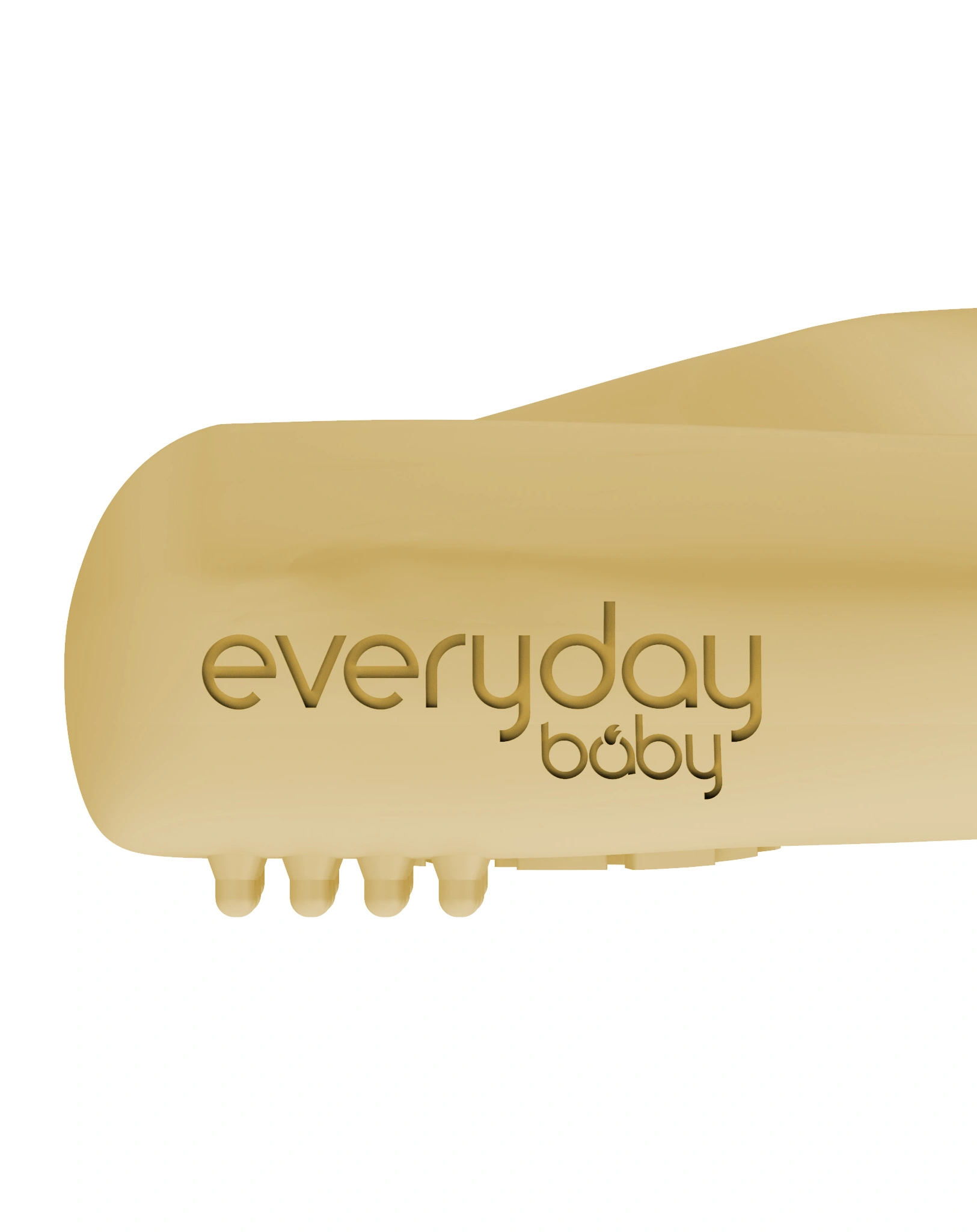 Silikon Beißring EVERYDAY BABY - TRIANGEL (10cm) in gelb