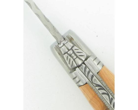 Laguiole Genévrier Carbone Couteau de poche Laguiole par Chazeau Honoré