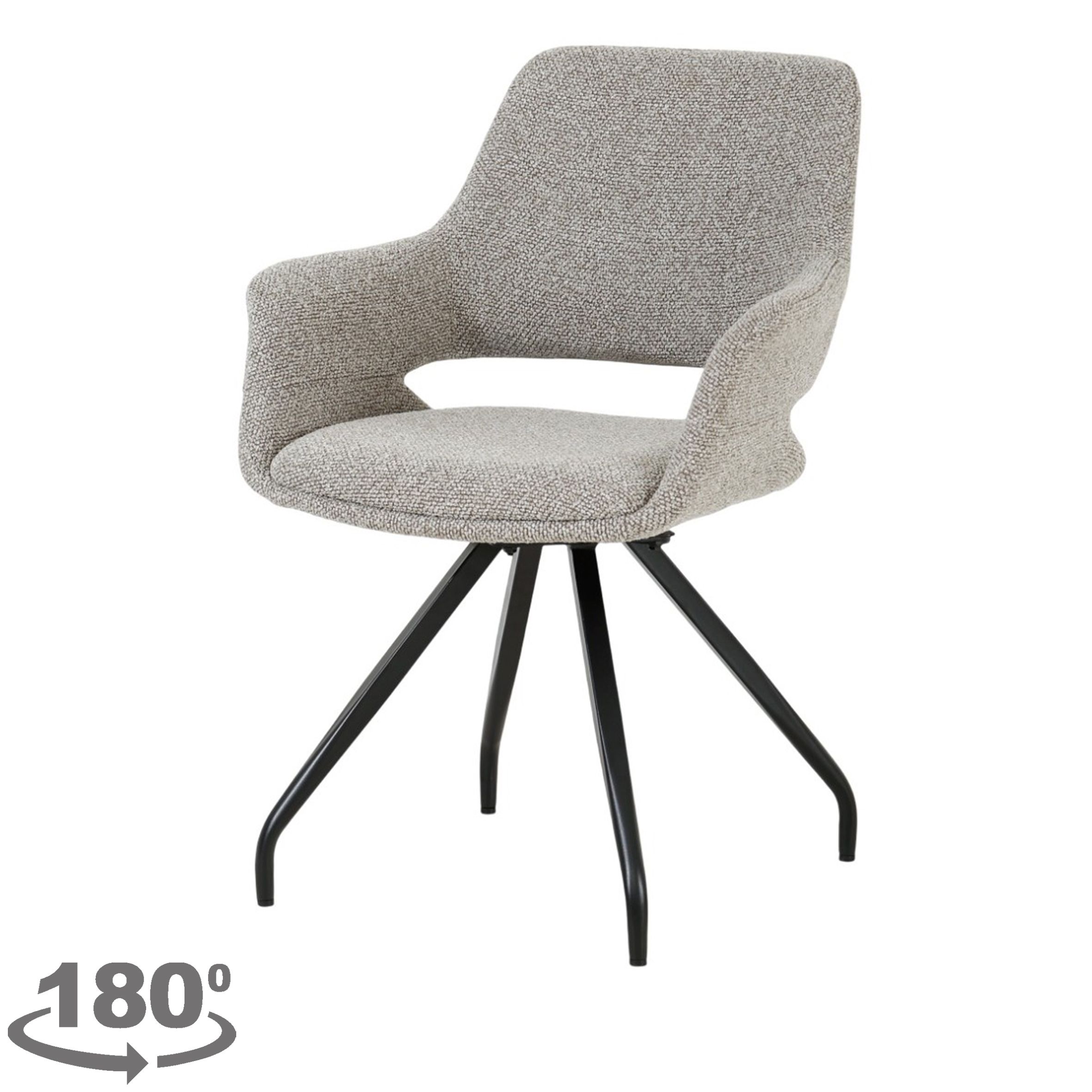 Eetkamerstoel Taupe Capp B61 x D61 x H87 cm