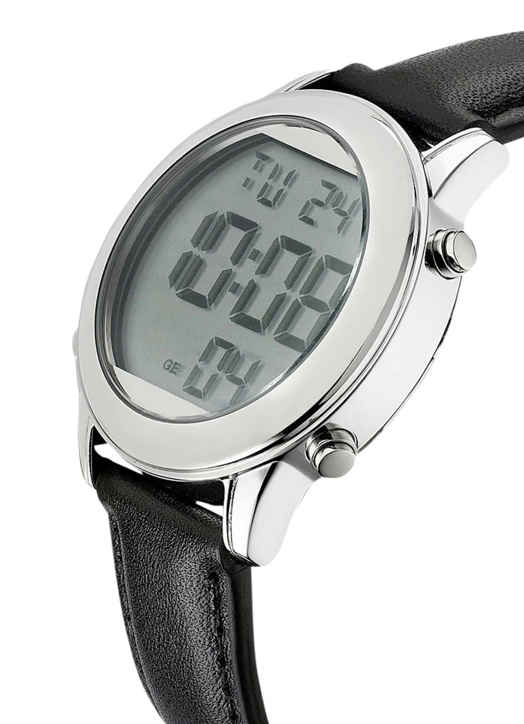Digital-Funk-Herrenuhr mit sprechender Zeitansage