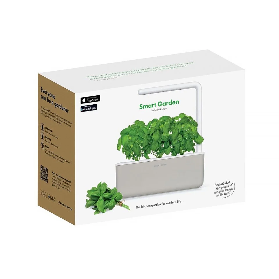 Click and Grow - Smart Garden 3 Startkit i Mellow Beige (SGS7UNI)