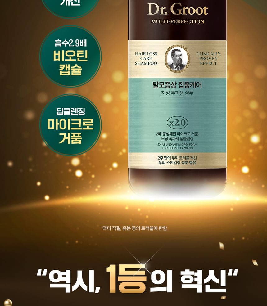 Dr. Groot - Multi-Perfection Shampoo tegen Haaruitval voor een Vette Hoofdhuid