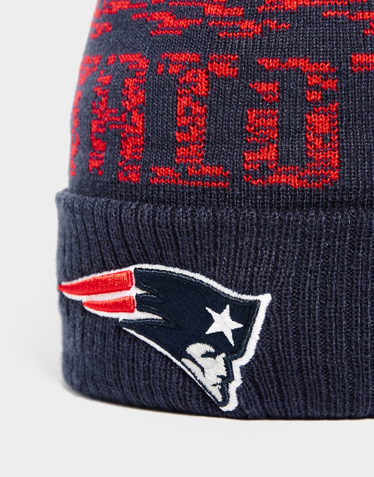 New Era Bonnet Pompon NFL New England Patriots