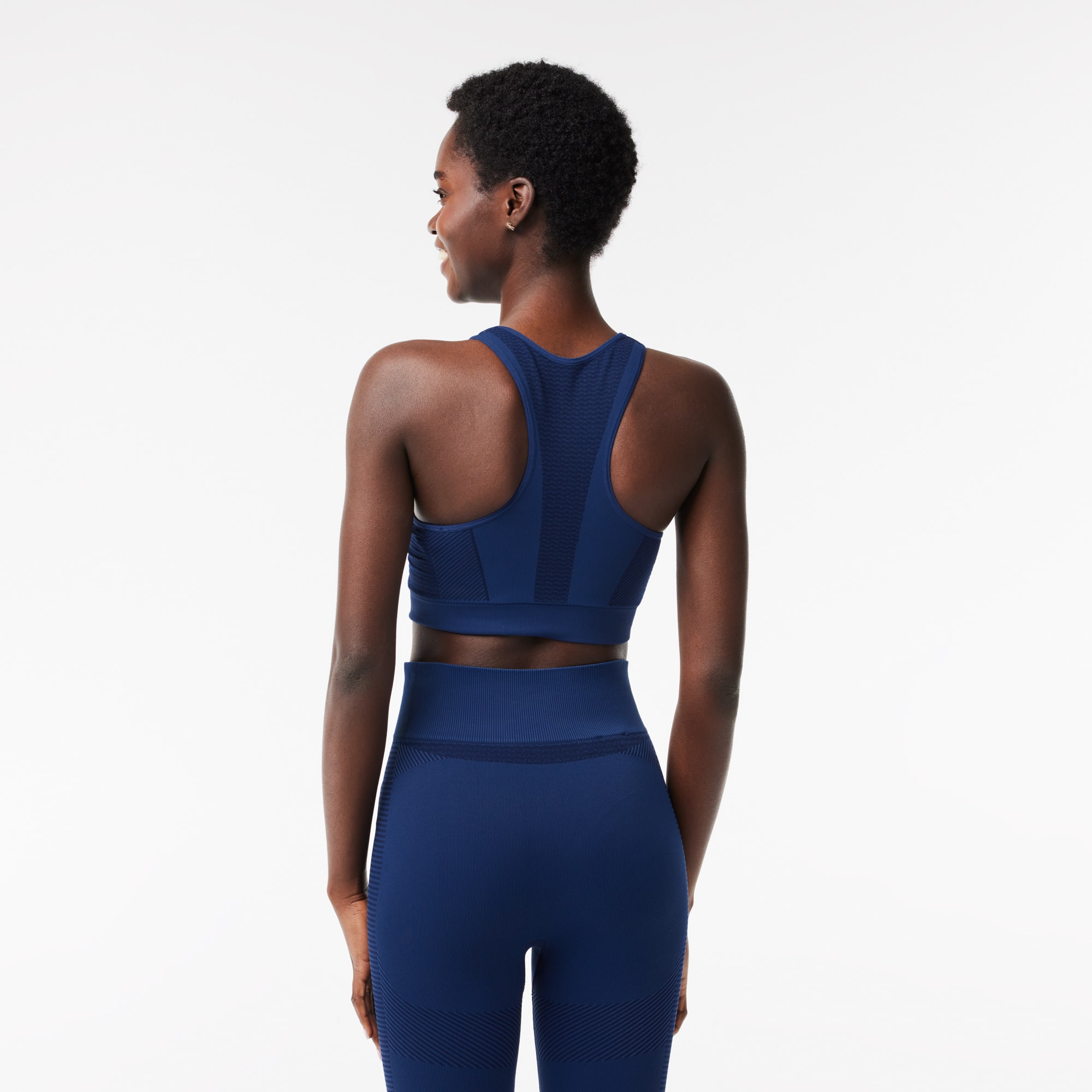 Brassière Lacoste Sport extensible sans couture Brassières & Leggings - Bleu - Lacoste - Femme