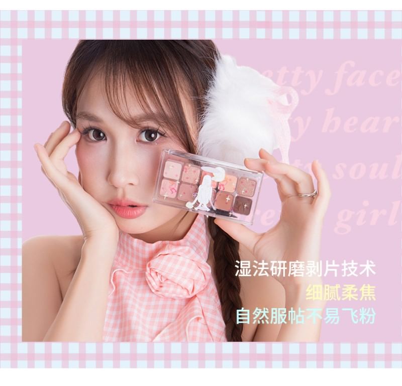 FLORTTE - Special Edition Oogschaduwpalet - Smokey Grey-Pink
