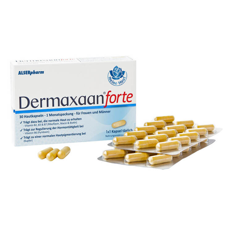 Dermaxaan forte Hautkapseln, 30 St