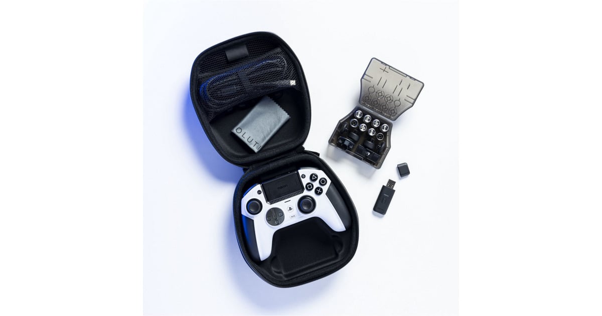 NaconRevolution 5 Pro - Wit gamepad  (Wit, PlayStation 5, PlayStation 4, Pc, 2.4 GHz / Bluetooth / USB-C)