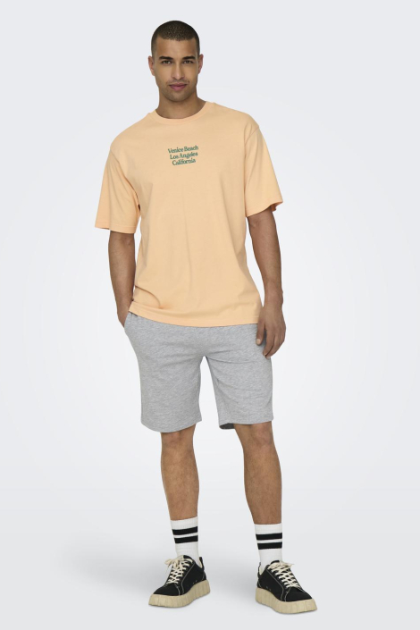 Only & Sons grijze heren korte broek