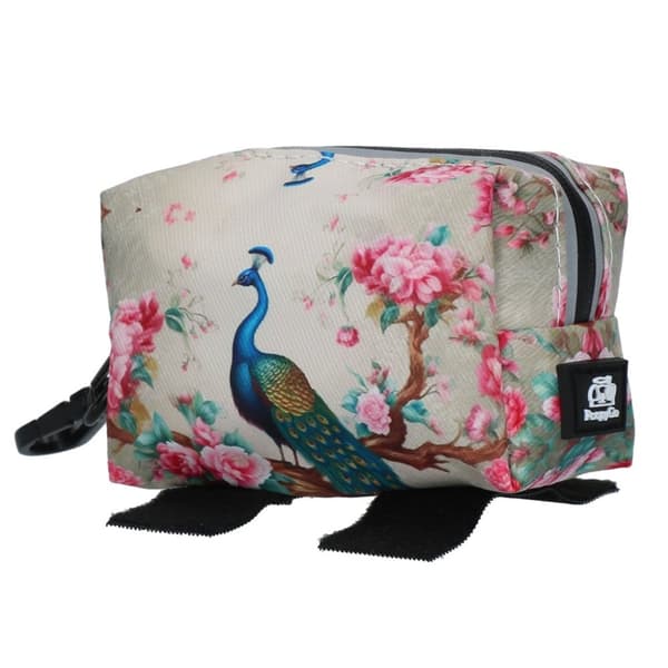 PoopyGo Poop bag dispenser Peacock (hvit)