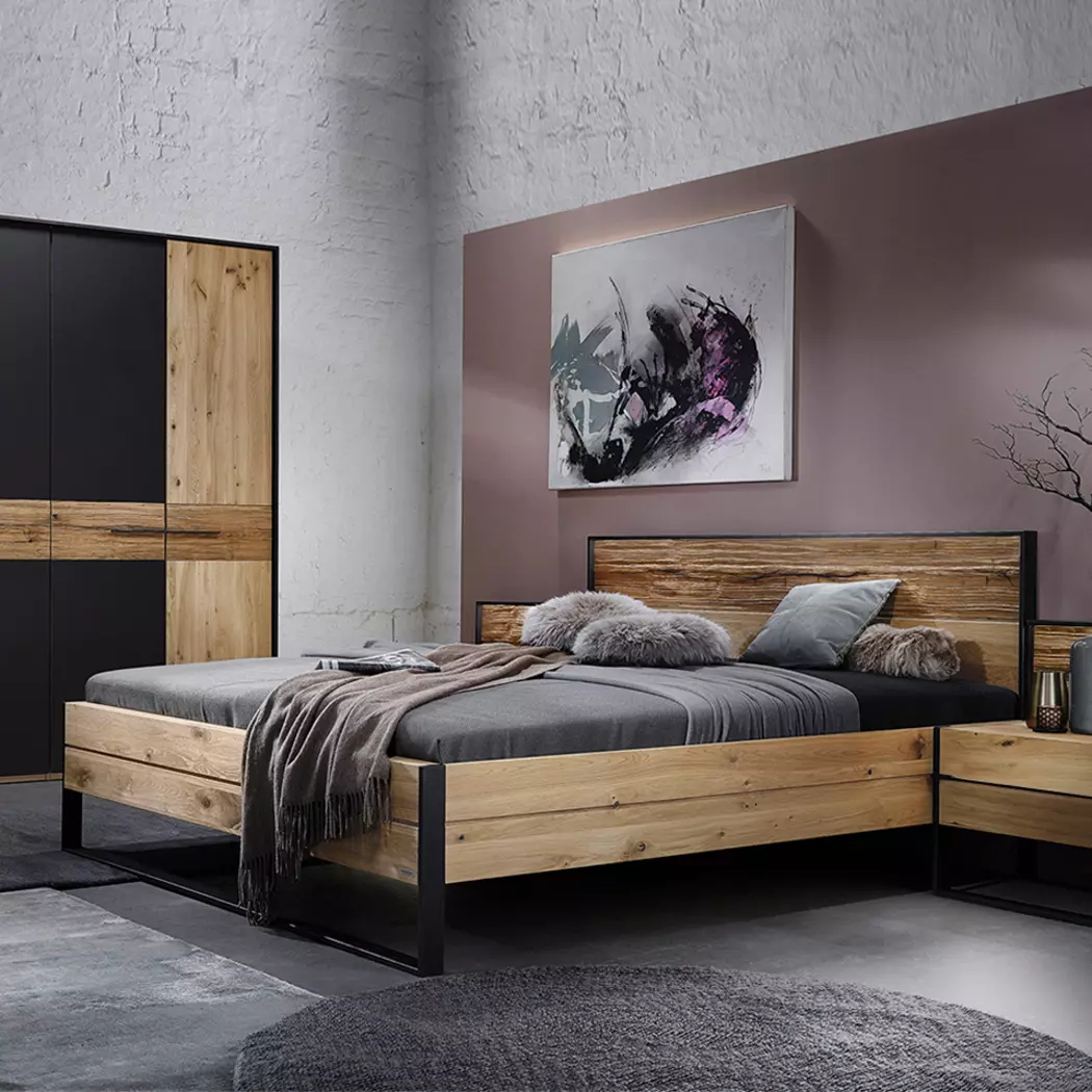 Bett Steel 180 x 200 cm