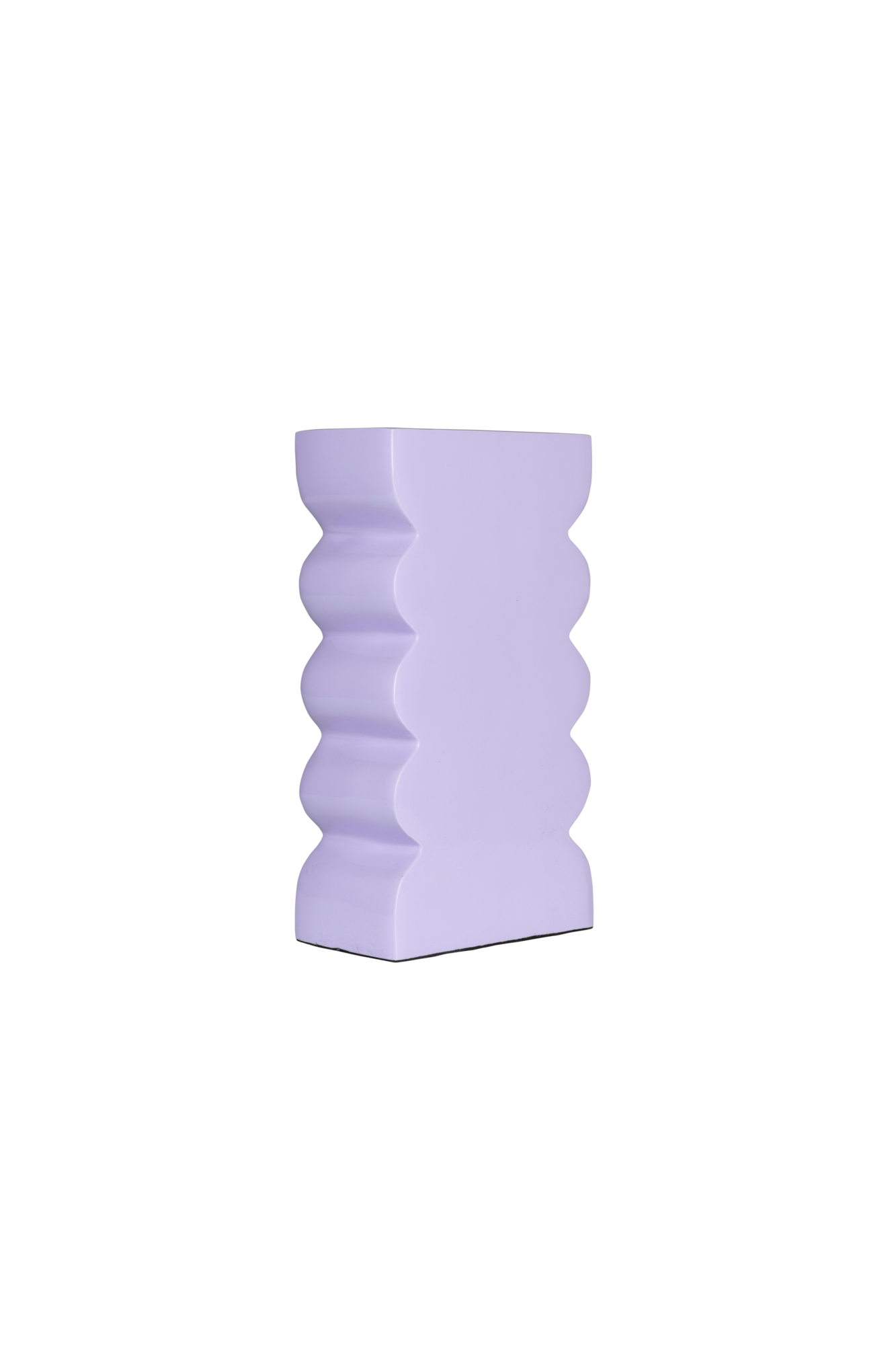 VASE CURVES S SHINY LILAC