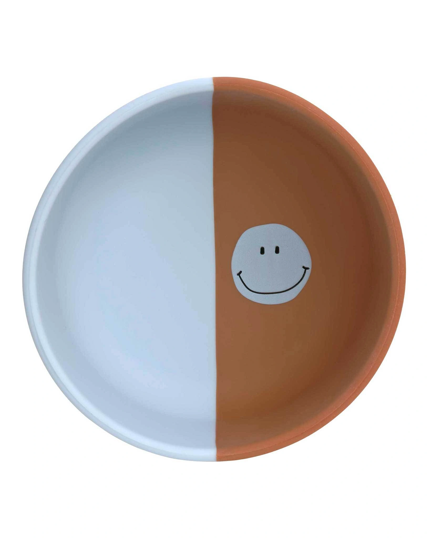 Silikon-Schüssel HAPPY RASCALS SMILE in sky blue