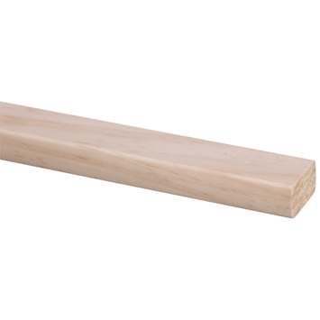 Lat geschaafd grenen D-vorm 18x33mm 210 cm