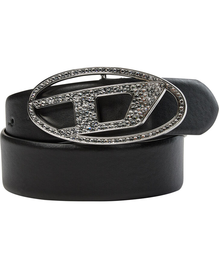 Diesel OVAL D LOGO B-1DR STRASS belt T8013