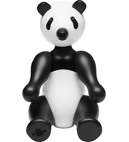 Kay Bojesen Tr?figur - Panda - 15 cm - WWF 2019 - Lille - Sort/H