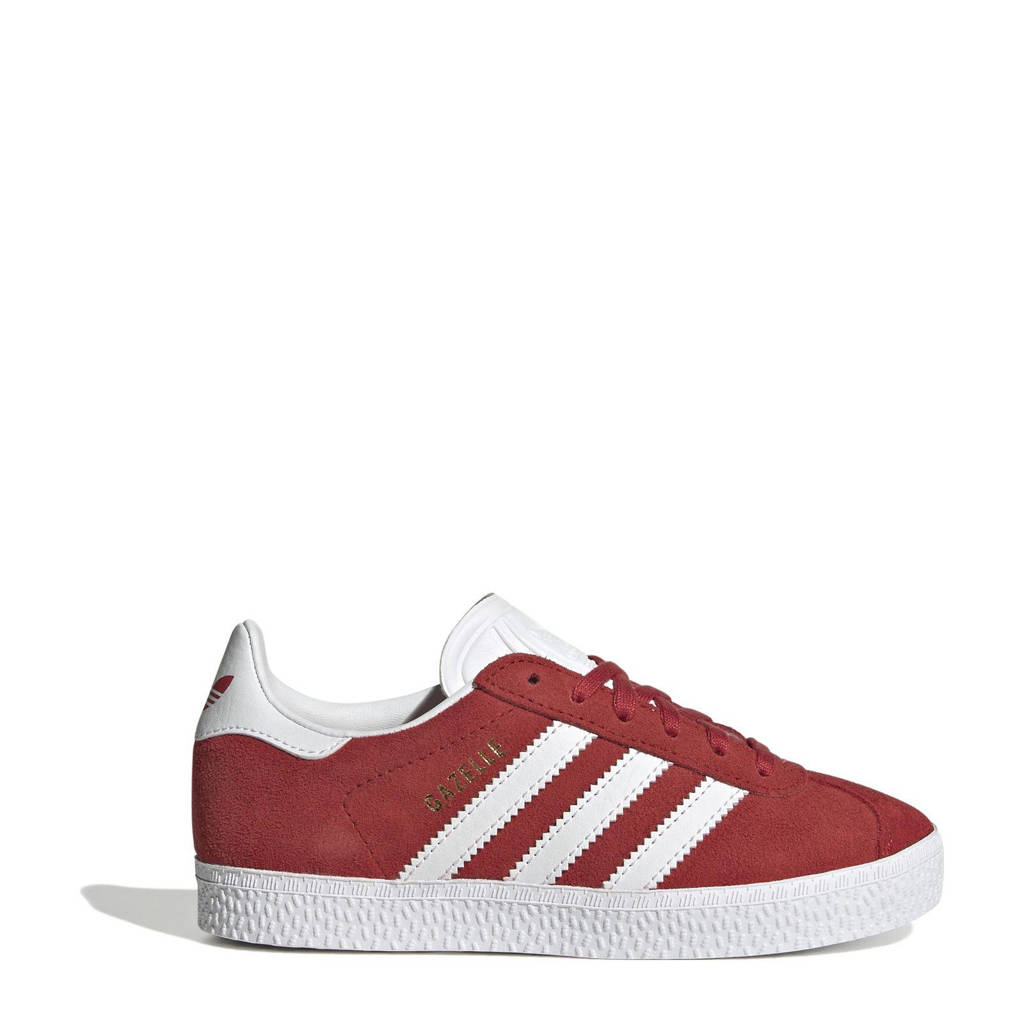 adidas Gazellesneakers rood/wit