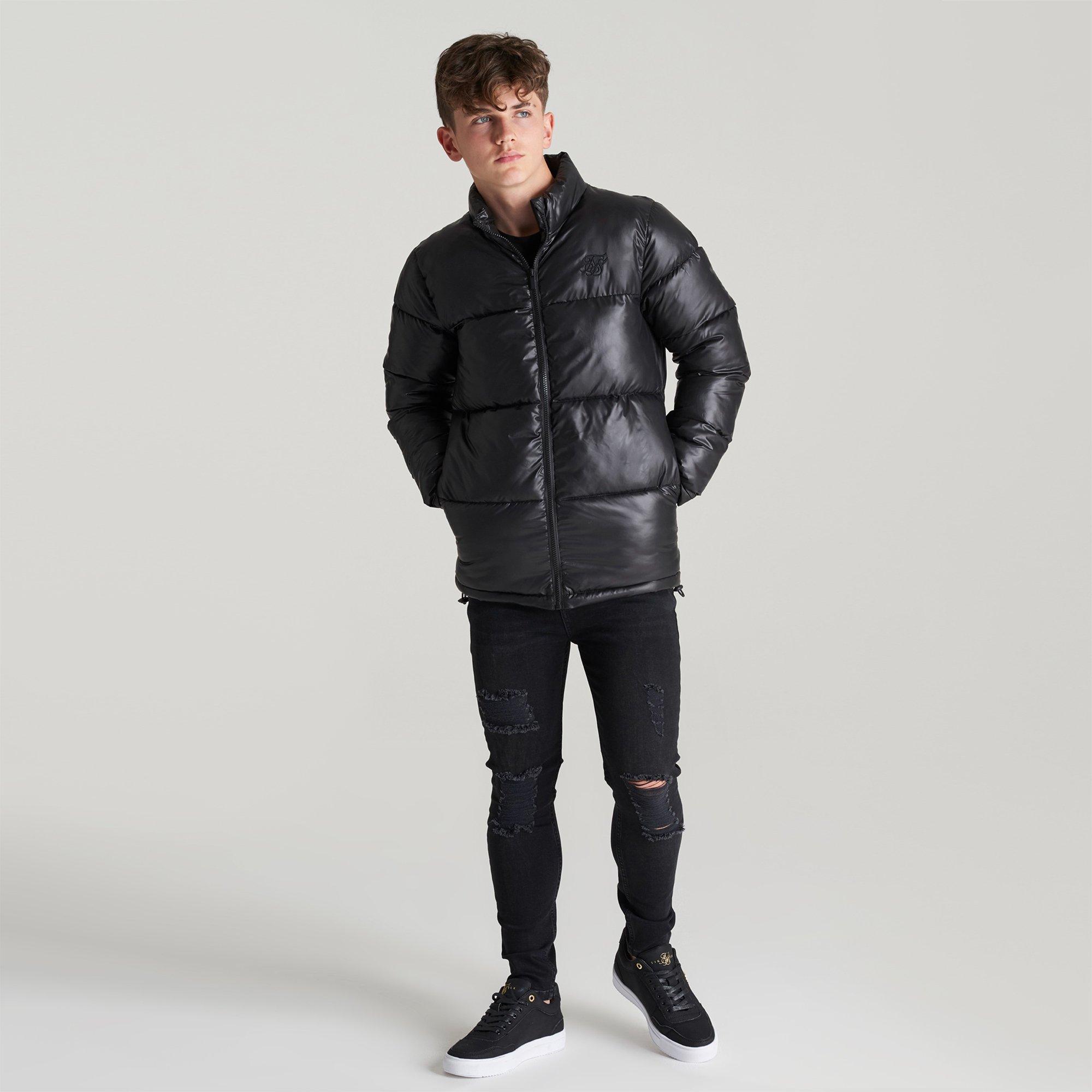 SikSilk Puffer Jacket Juniors