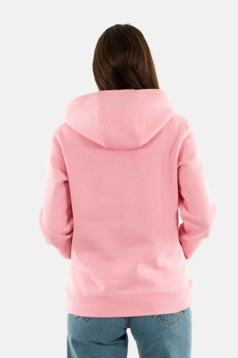 Sweat tommy jeans reg s flag tpf pink sugar