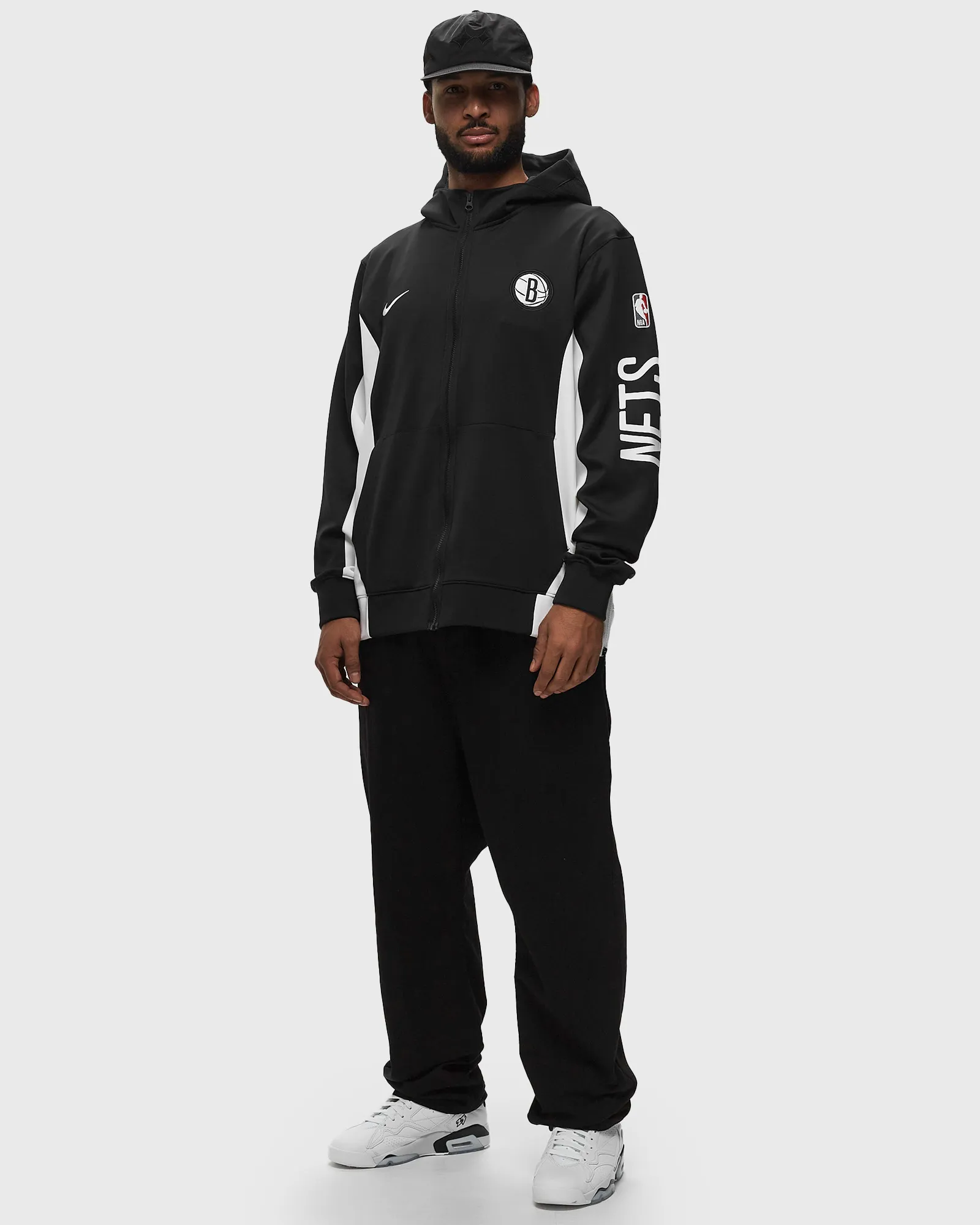 Nike Brooklyn Nets Showtime Men's Nike Dri-FIT NBA Full-Zip Hoodie