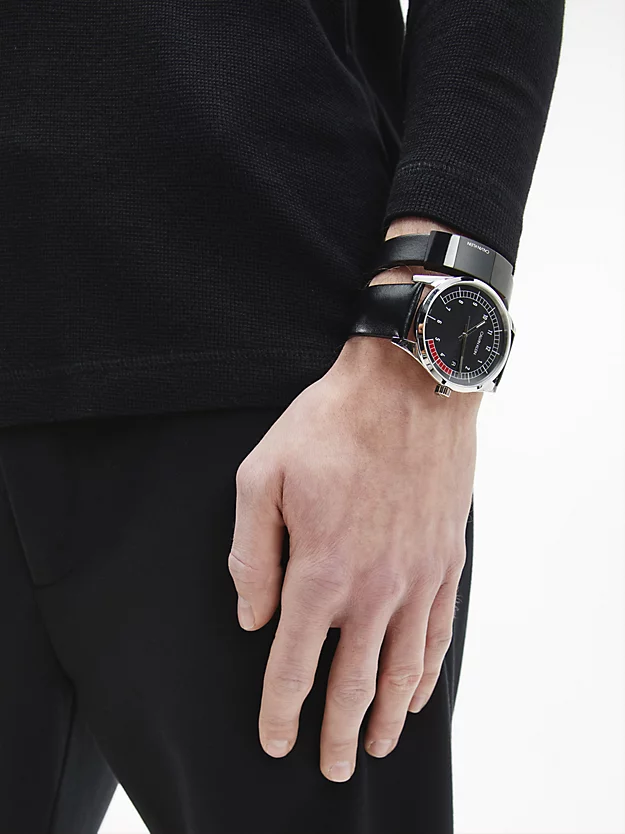 Conjunto de presente com relógio e pulseira