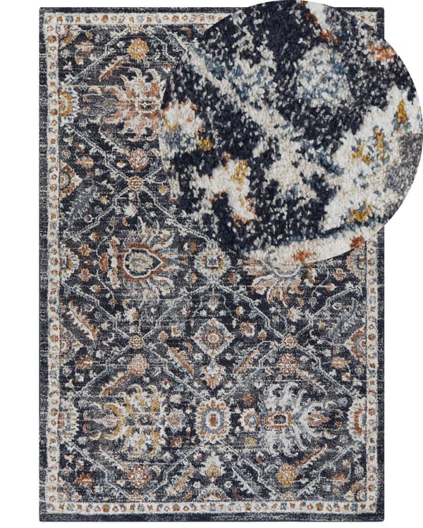Gulvteppe Teppe Blå Beige 200 x 300 cm Orientalsk mønster Stue Soverom