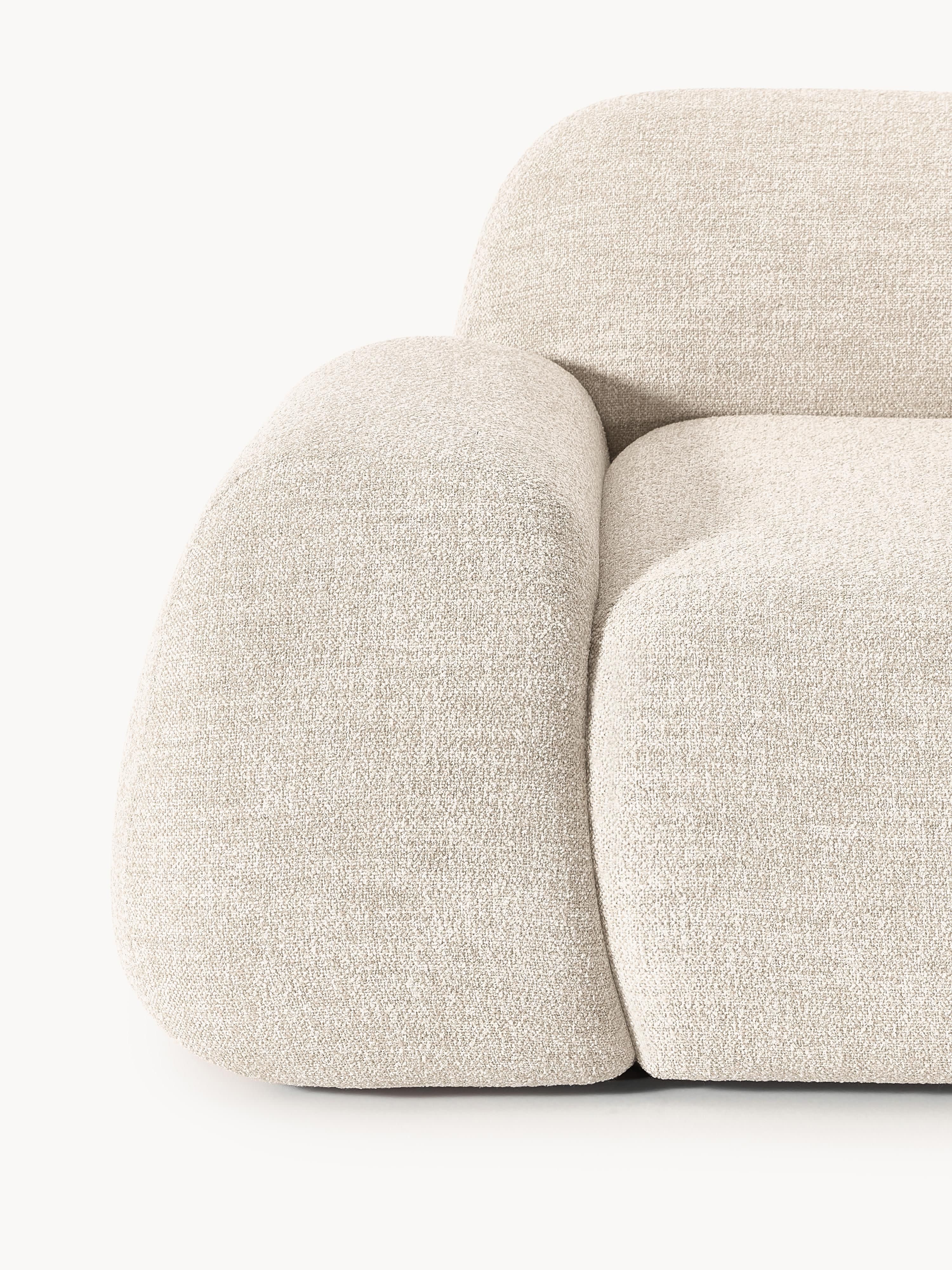 Modulaire bank Wolke (3-zits) van bouclé
