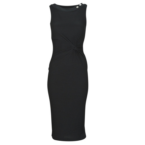 Guess - SL ERNESTINE KNOT DRESS - Noir