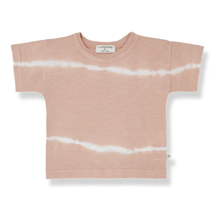1+ in the family T-Shirt Tye and Die Bobby | Rose