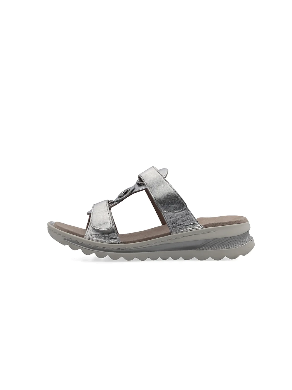 Pantolette Tampa silber