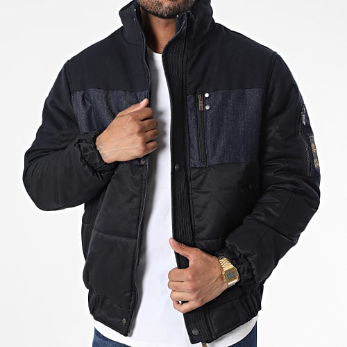 Veste Zippée 211 Noir Denim