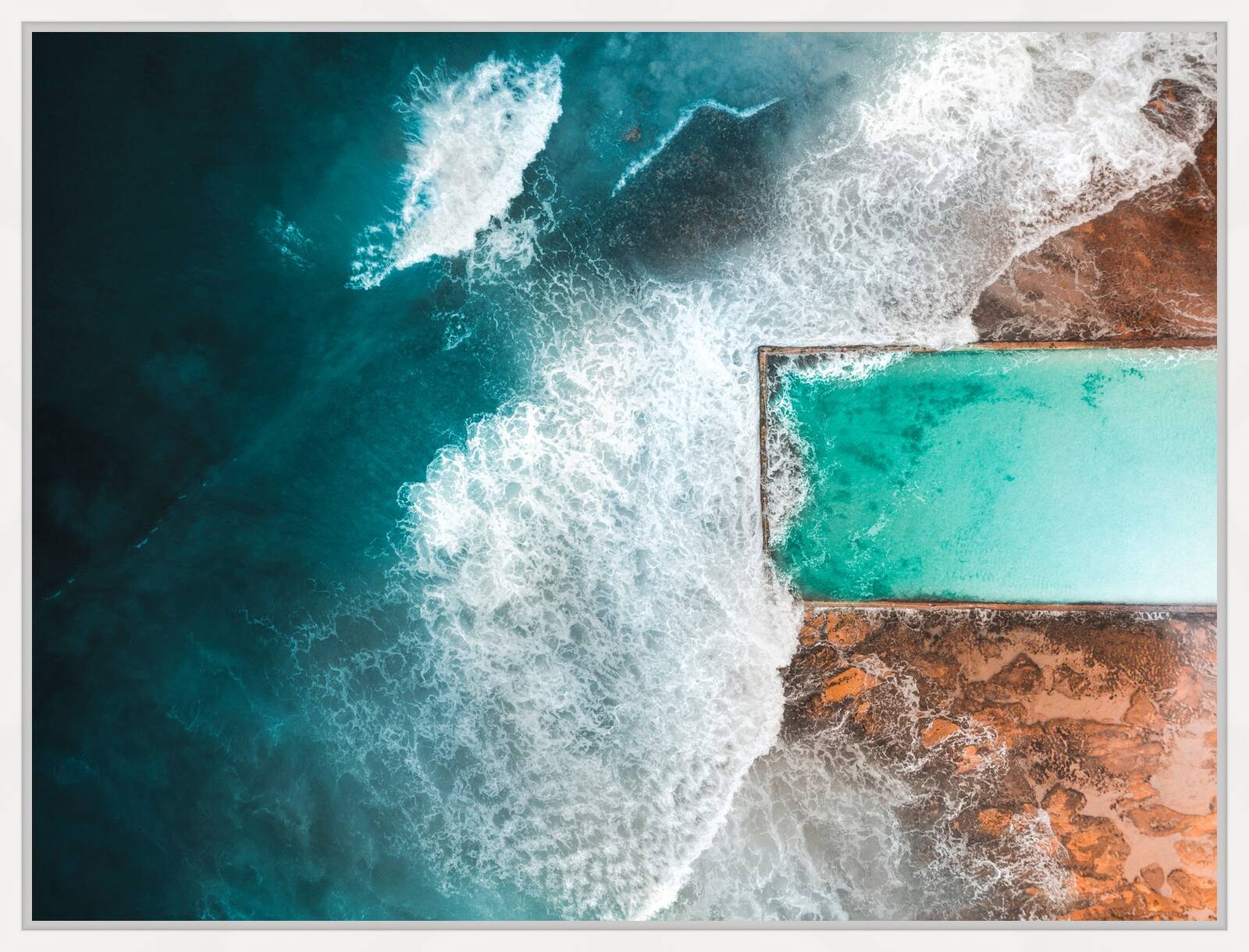Cronulla Rock Pool 02 by Peter Yan - Limited Edition. Edition of: 150. Signed.