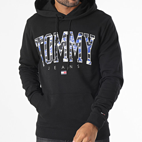 Sweat Capuche Camo new Varsity 7810 Noir