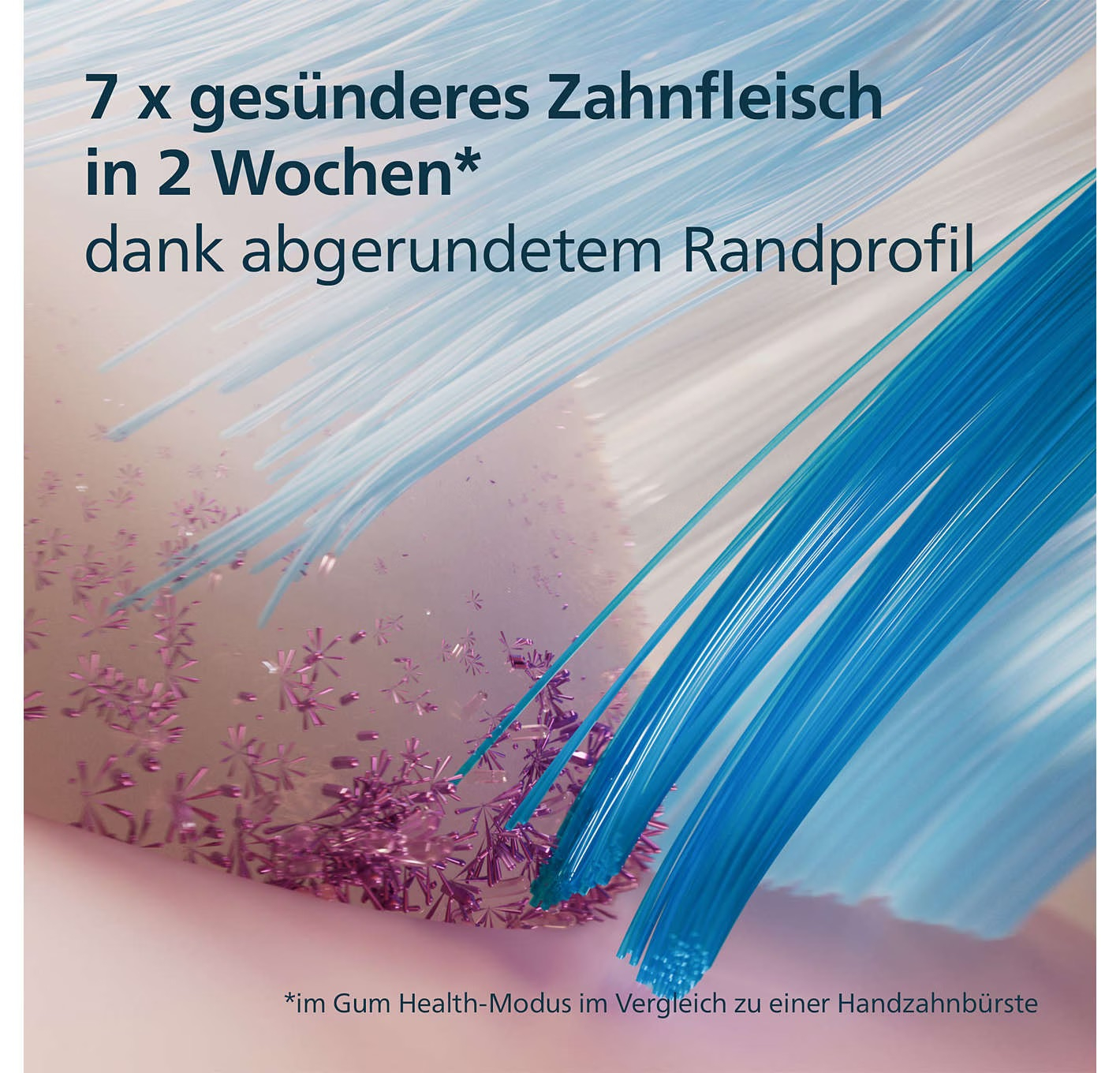 (4er Set) G3 Premium Gum Care Ersatz Zahnbürstenkopf für Philips Sonicare Elektrische Zahnbürsten (HX9054/87) - Weiss