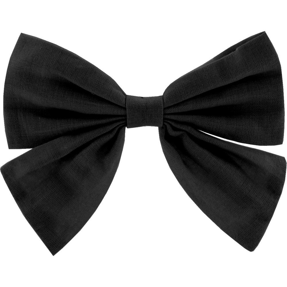 Barrette Noeud Papillon Noir