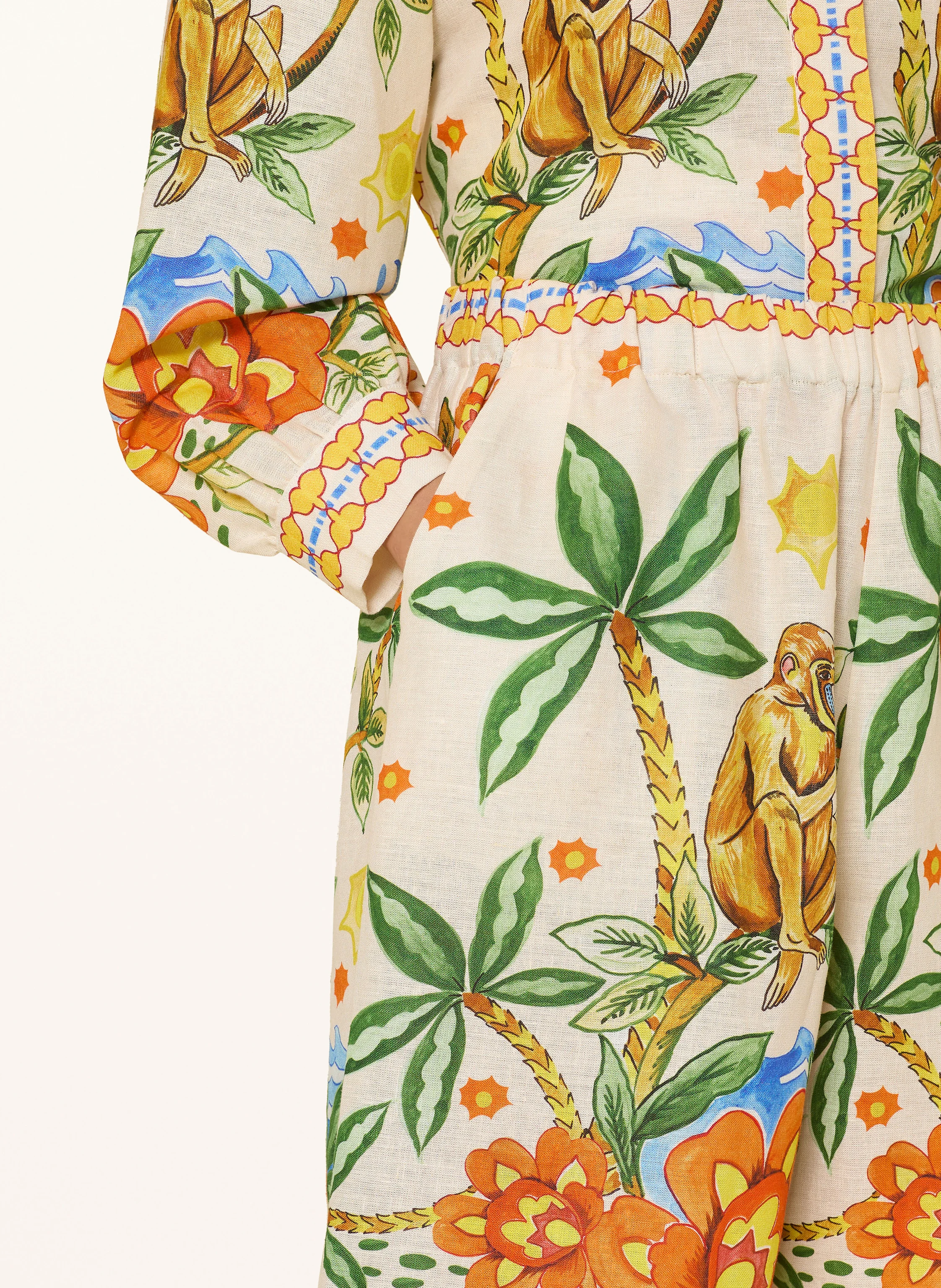 lilienfels Shorts mit Leinen