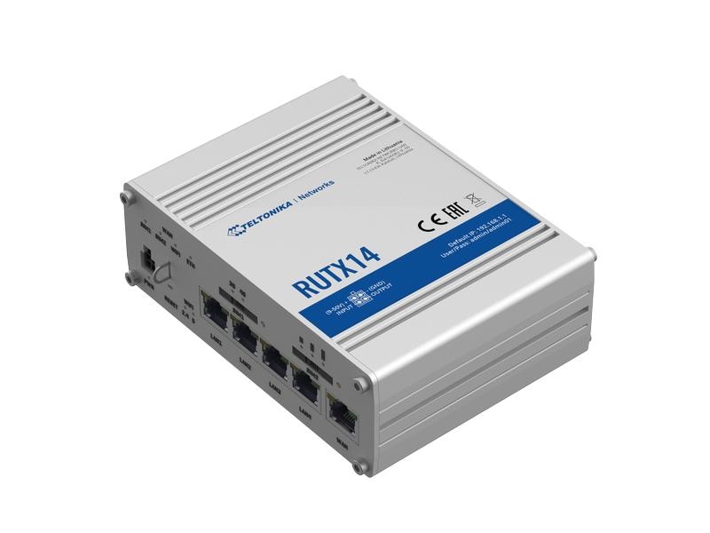 Teltonika LTE-Industrierouter RUTX14 4G LTE CAT12 Industrie-Mobilefunk-Router
