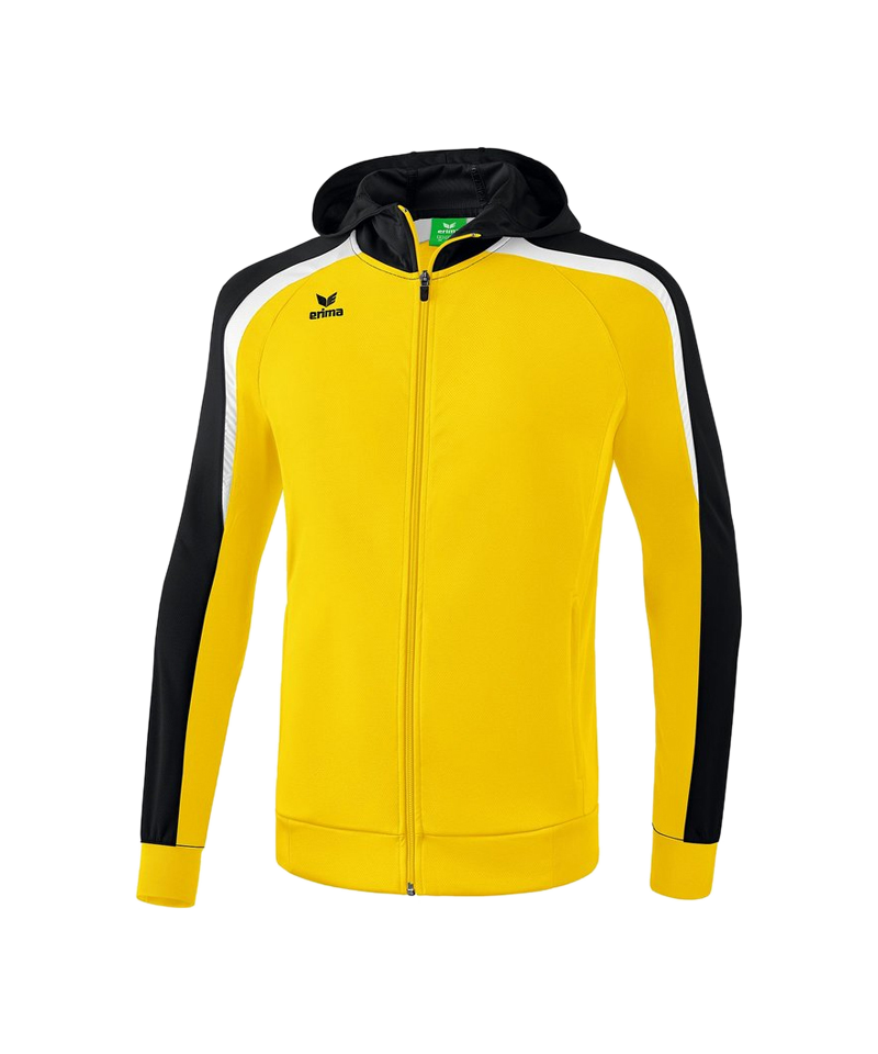 Erima Liga 2.0 Kapuzenjacke Gelb Schwarz