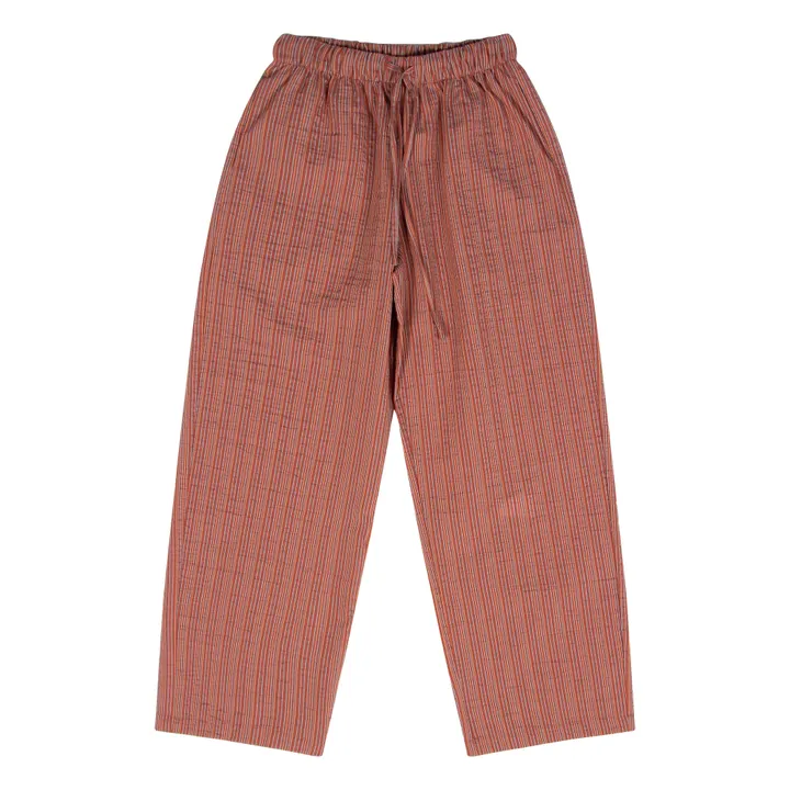 Tangerine Pantalon Rayé | Terracotta