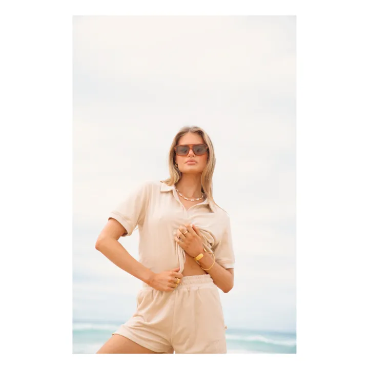 Araminta James Ensemble Polo Terry | Beige