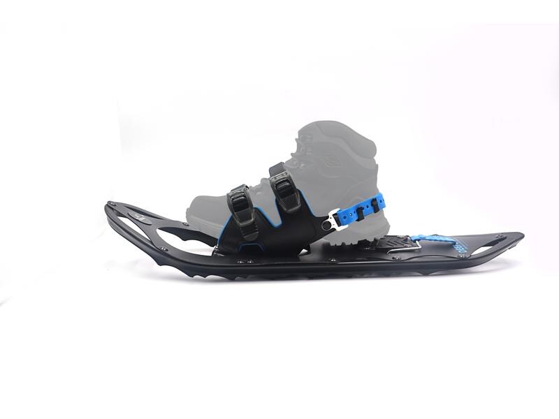Nanuq Schneeschuh Deepsnow Schwarz/Blau Der Schneeschuh für viel Komfort und Spass für Einsteiger und Profis