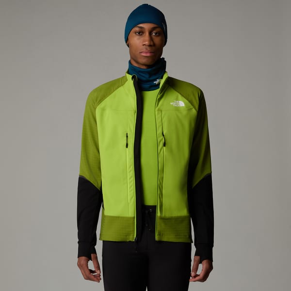 Softshell randonnée THE NORTH FACE M CORDATA SOFTSHELL FZ MEADOW GRASS/OAK GREEN/TNF BLACK