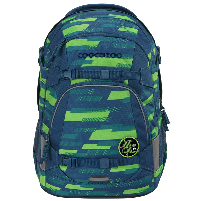 Coocazoo Rucksack, Mate, Lime Stripe