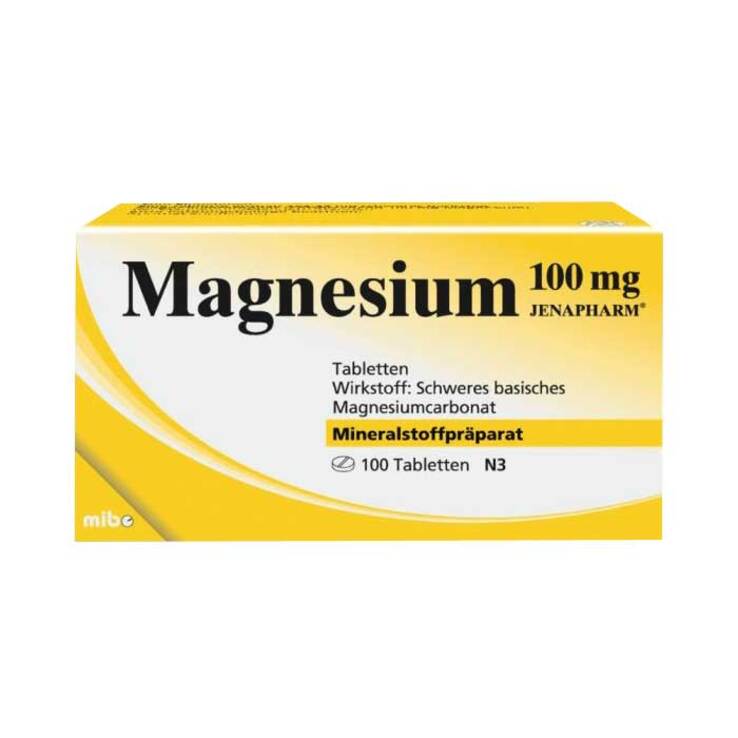 Magnesium 100 mg Jenapharm Tabletten, 100 St