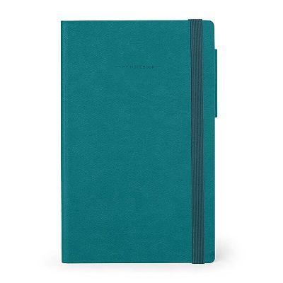 Legami My Notebook - Carnet de notes à élastique - 13 x 21 cm - ligné - bleu pétrole