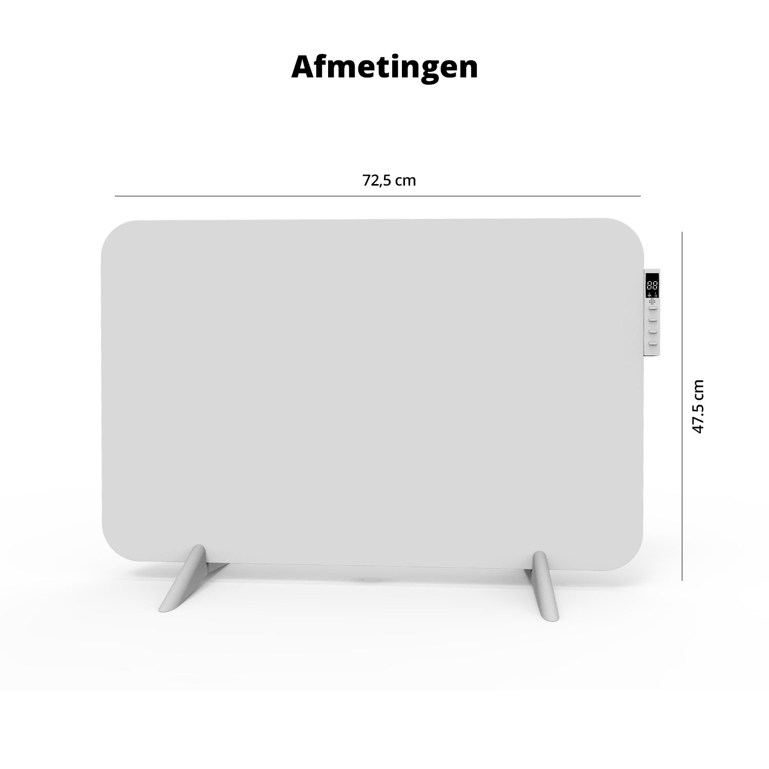 FlinQ 450 watt Slimme Infrarood verwarming - wit