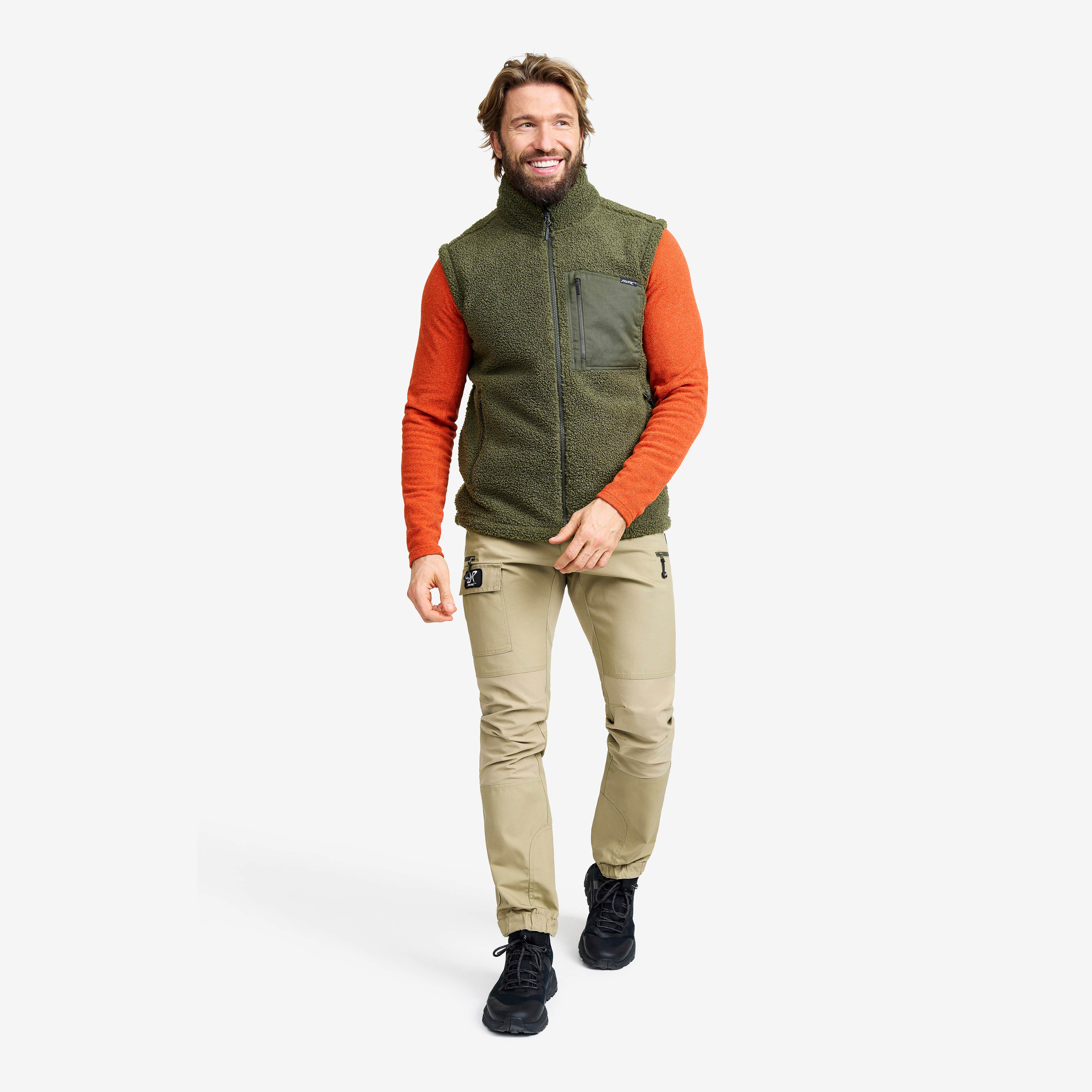 Bigfoot Pile Vest Herre Grape Leaf