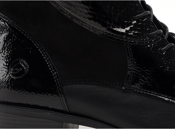 Remonte boots bottine plates femme d6882 noir